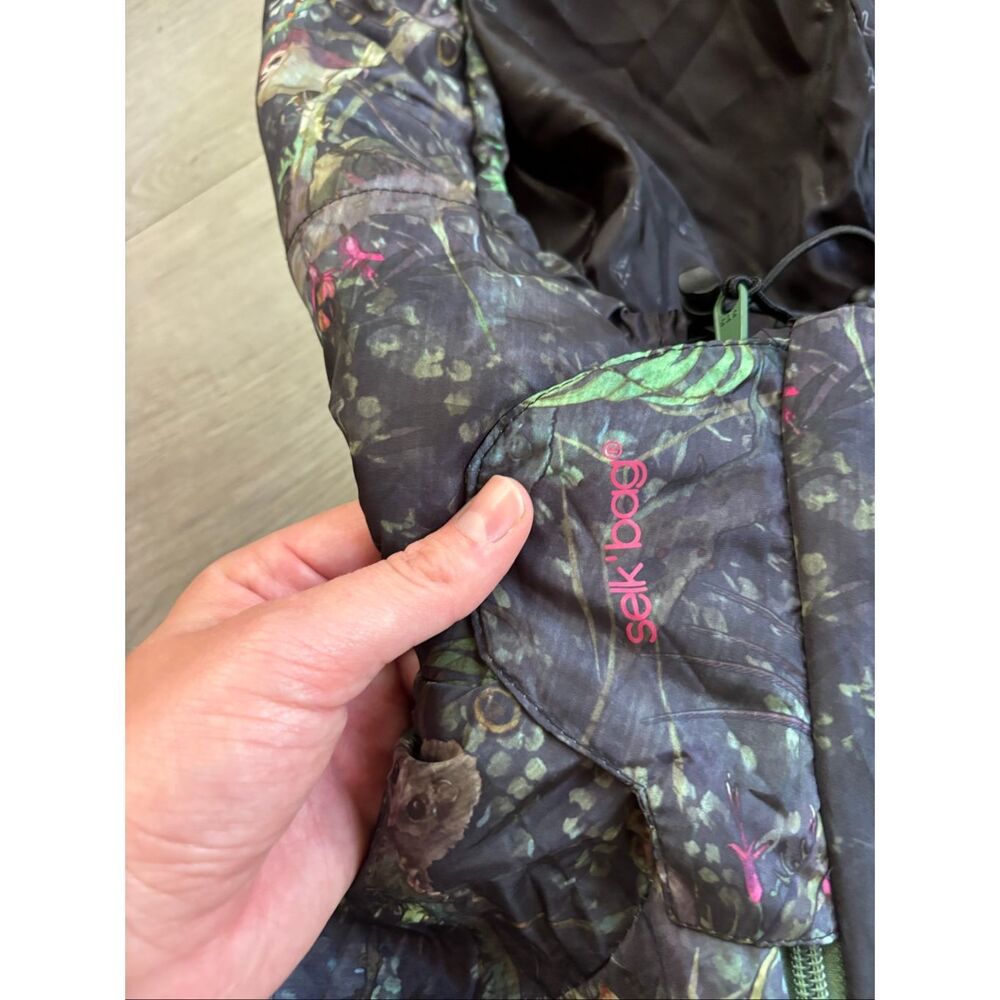 Selk Bag Lite Recycled Wearable Sleeping Bag - Rainforest Print Sz XL - Picture 6 of 7